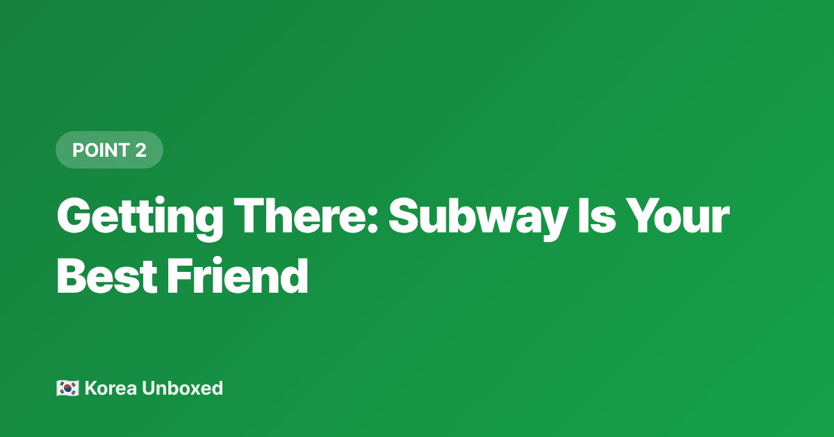 Getting There: Subway Is Your Best Friend - Busan Beach Guide 2026: Haeundae vs Gwangalli & What to Eat