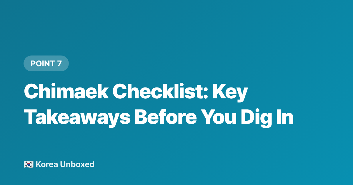 Chimaek Checklist: Key Takeaways Before You Dig In - Chimaek Culture: Why Korean Fried Chicken and Beer Is a National Ritual