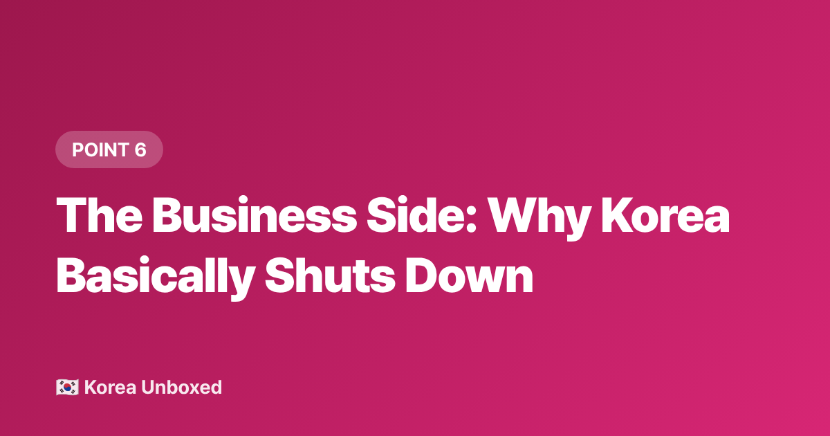 The Business Side: Why Korea Basically Shuts Down - Chuseok 2026: Korea's Thanksgiving Explained—What to Know
