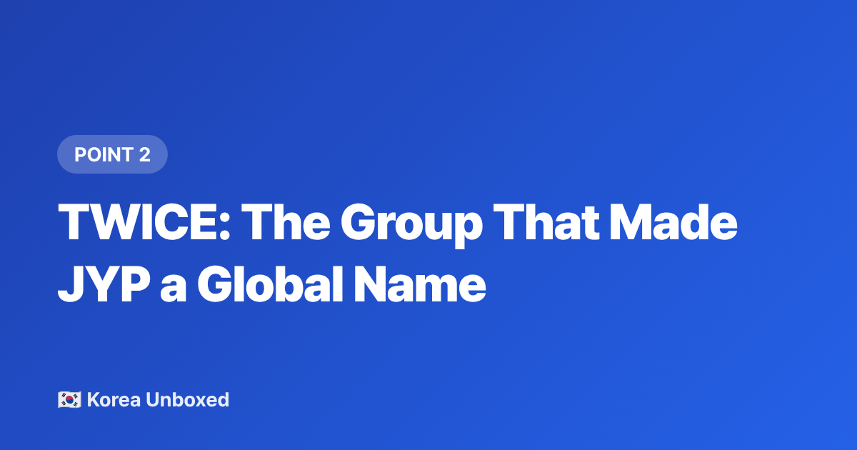 TWICE: The Group That Made JYP a Global Name - JYP Entertainment Artists Explained: TWICE, Stray Kids, ITZY & NMIXX — A Beginner's Guide 2026