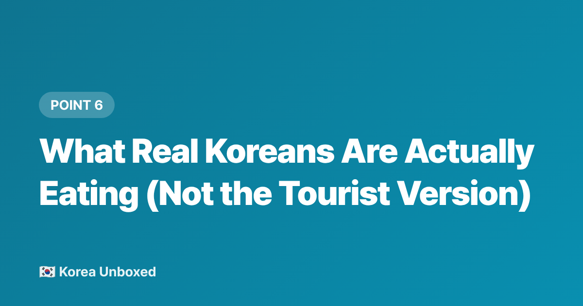 What Real Koreans Are Actually Eating (Not the Tourist Version) - Korean Ramen Brands 2026: What's Actually Popular in Korean Convenience Stores