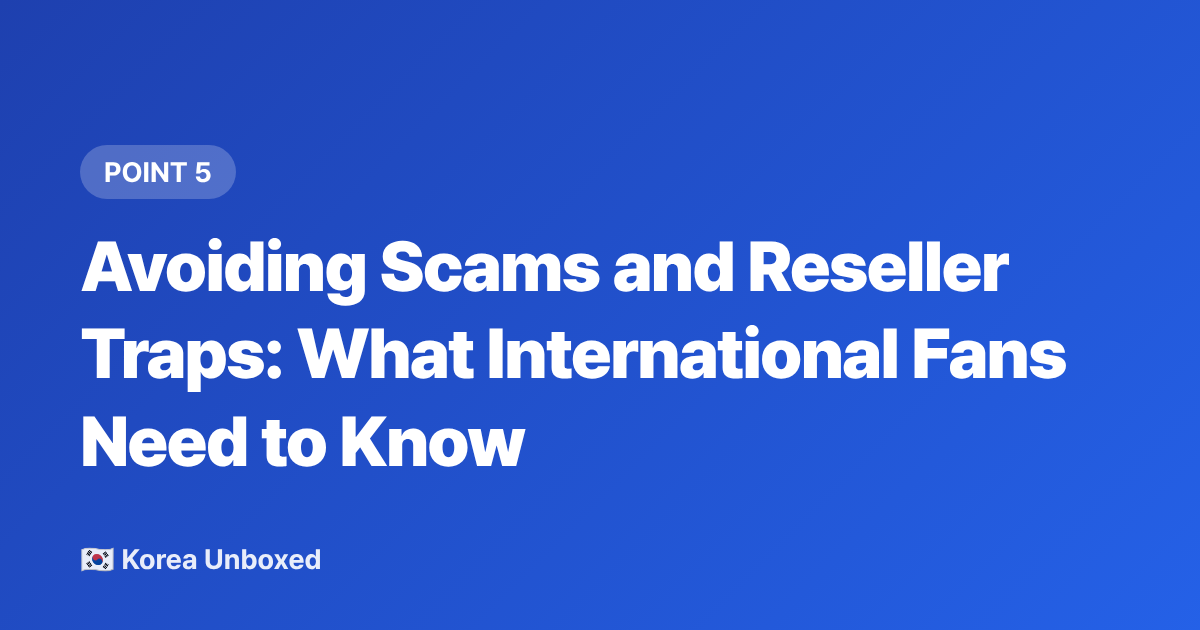 Avoiding Scams and Reseller Traps: What International Fans Need to Know - K-Pop Concerts 2026: Secure SEVENTEEN & TXT Tickets as an International Fan